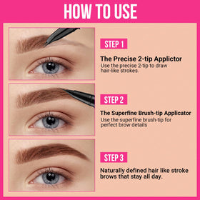 iMethod Curved Eyebrow Pen close-up of tip