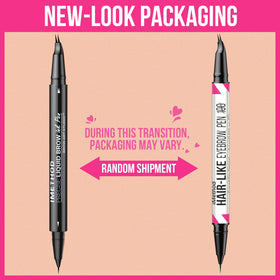 iMethod Curved Eyebrow Pen Dark Brown cap closed
