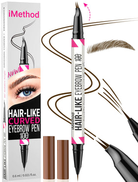 iMethod Curved Eyebrow Pen Dark Brown front view