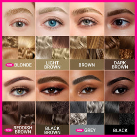 iMethod Curved Eyebrow Pen on makeup vanity
