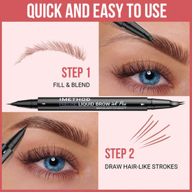 iMethod Curved Eyebrow Pen side view