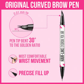 iMethod Curved Eyebrow Pen with water-resistant formula