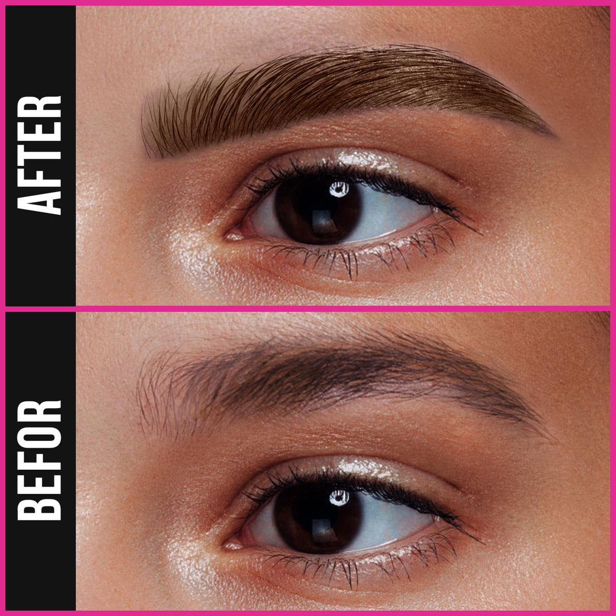 iMethod Dual-Ended Eyebrow Pen Light Brown 3-fork-tip detail