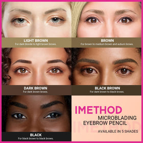 iMethod Dual-Ended Eyebrow Pen Light Brown demonstration