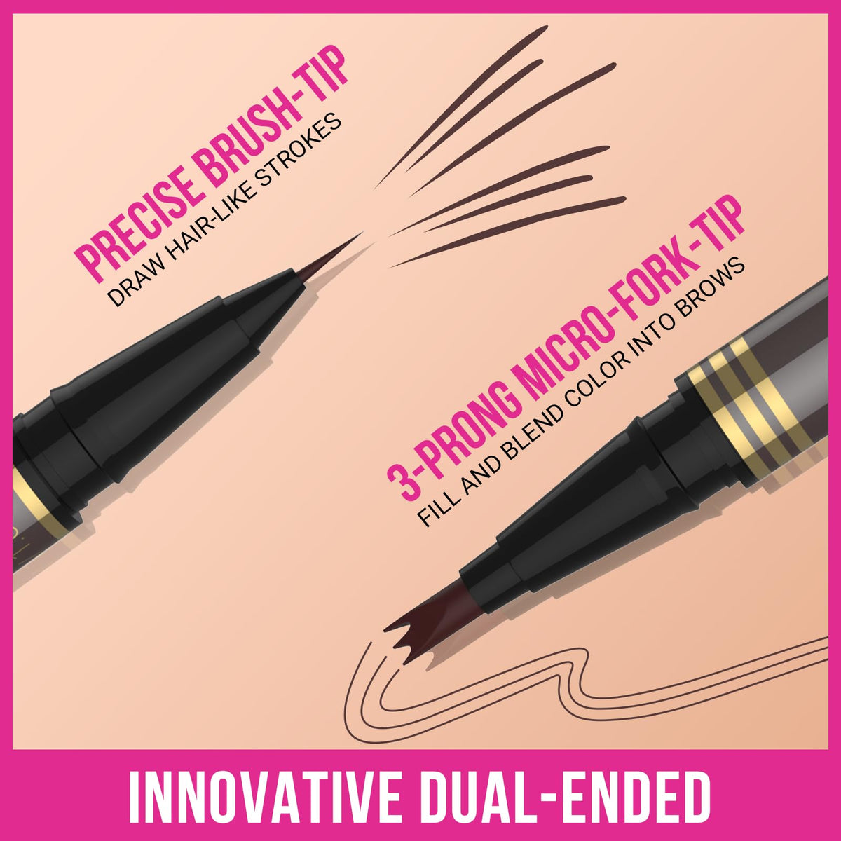 iMethod Dual-Ended Eyebrow Pen Light Brown packaging