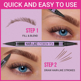 iMethod Eyebrow Pen applied on brows