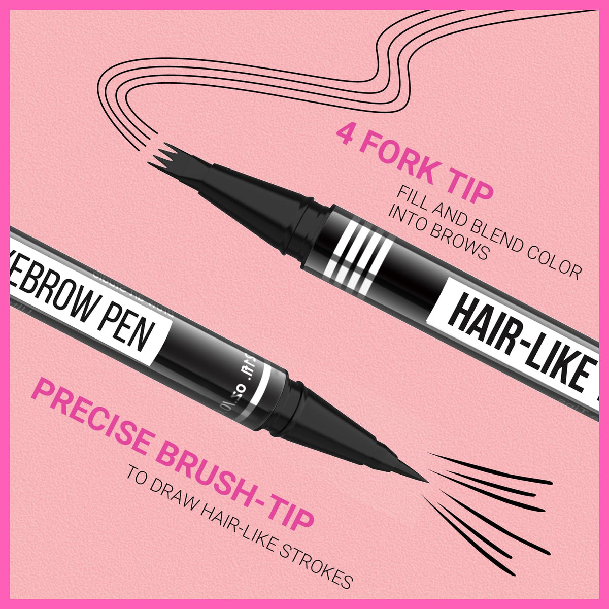 iMethod Eyebrow Pen in hand demonstrating application