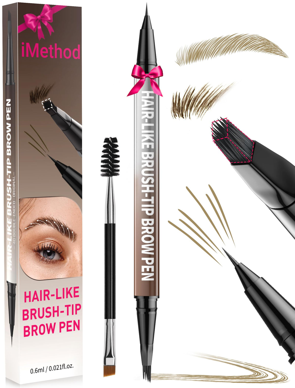 iMethod Eyebrow Pen lifestyle shot in makeup setup