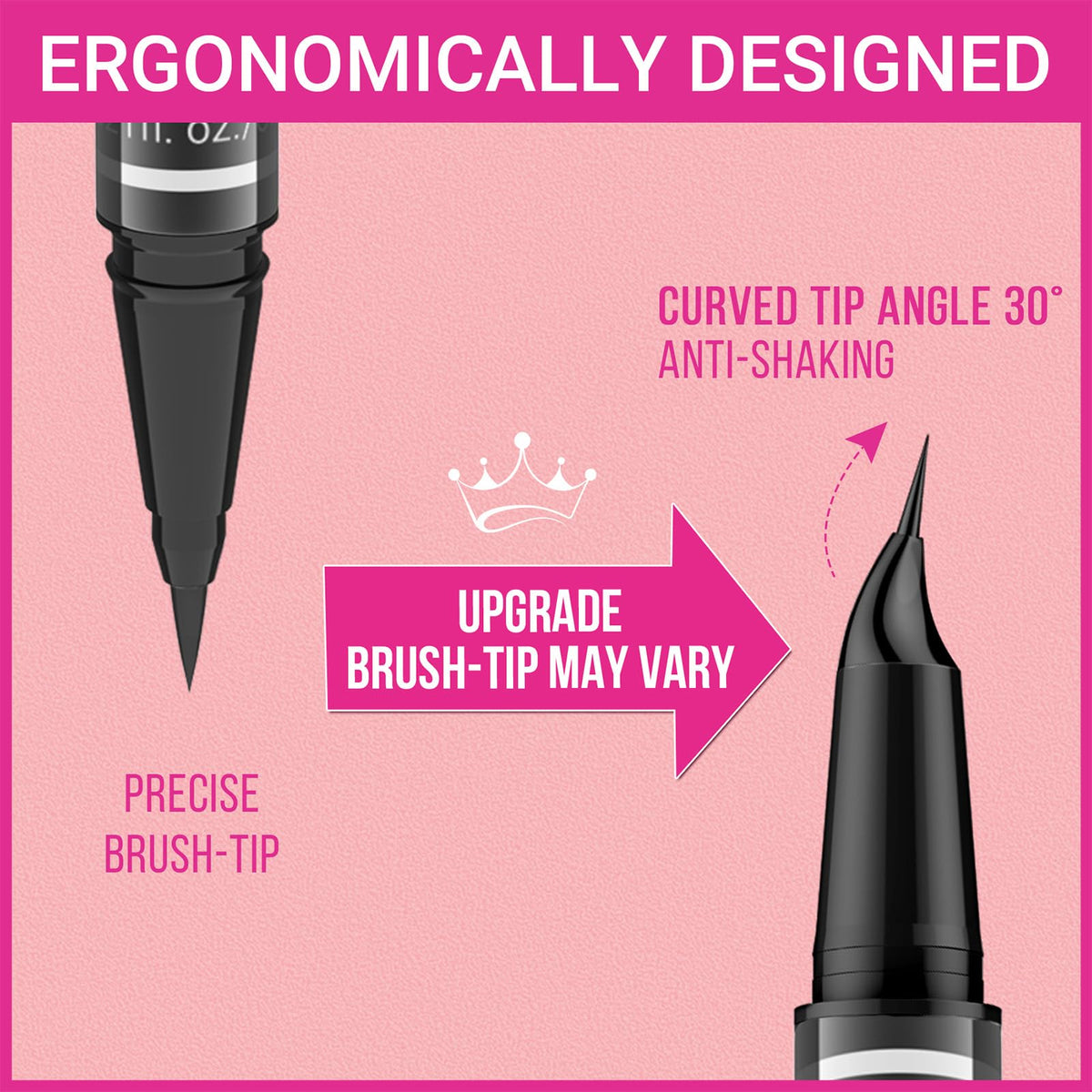 iMethod Eyebrow Pen Light Brown spoolie brush