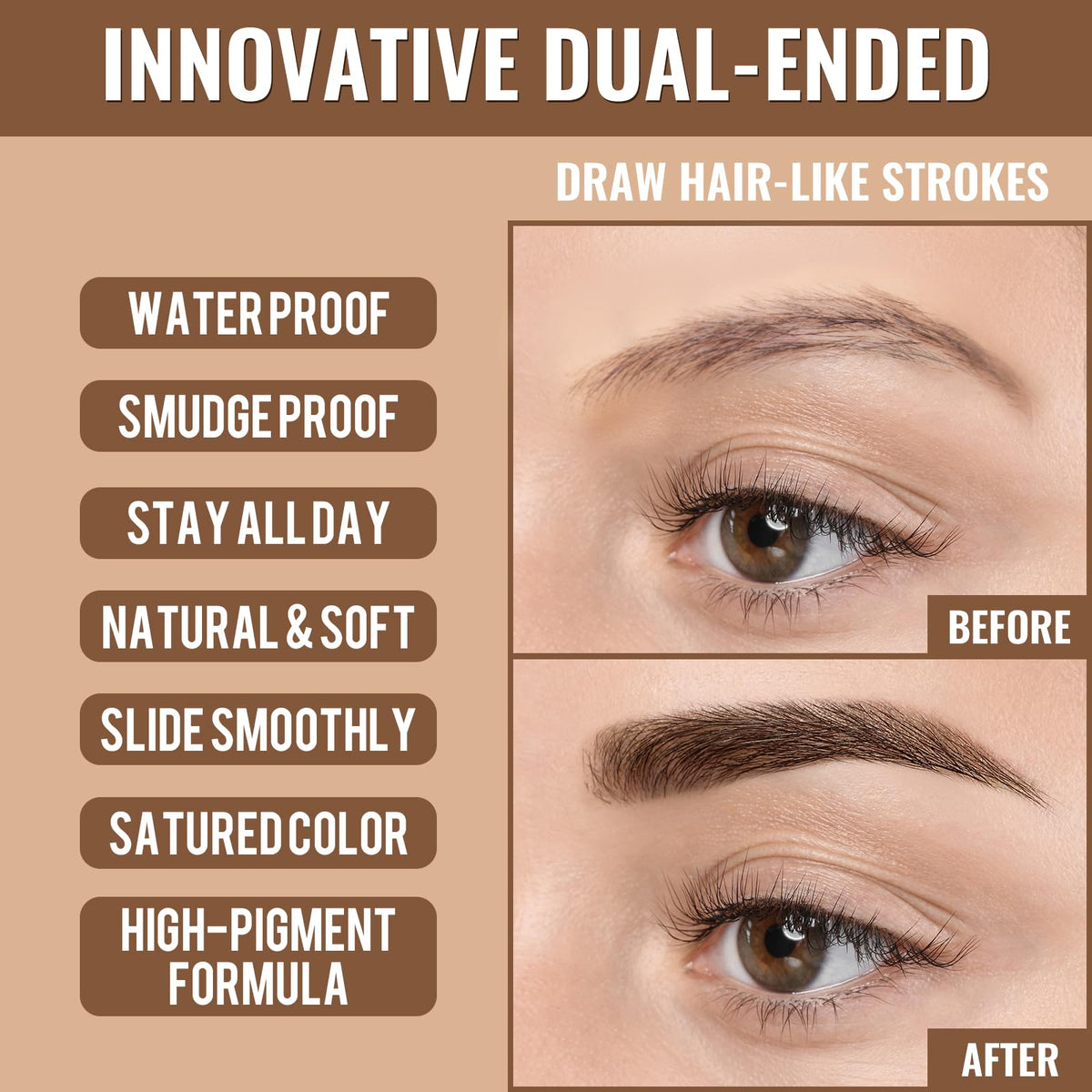 iMethod Eyebrow Pen showing fine tip for precision