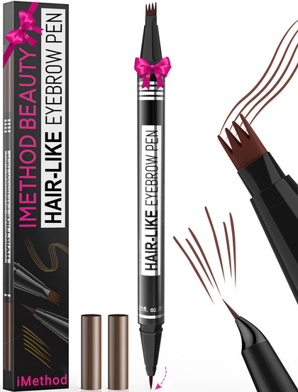iMethod Microblading Eyebrow Pen 2-in-1 Reddish Brown front view