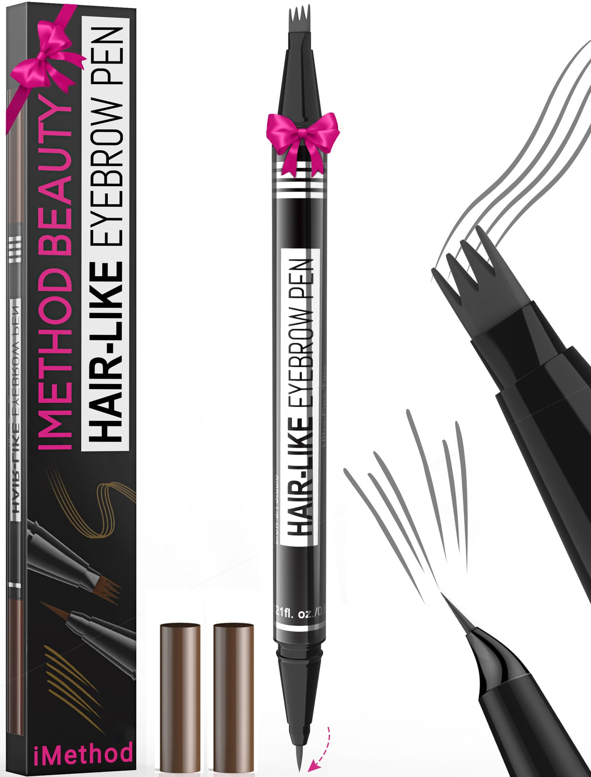 iMethod Microblading Eyebrow Pen in Grey front view