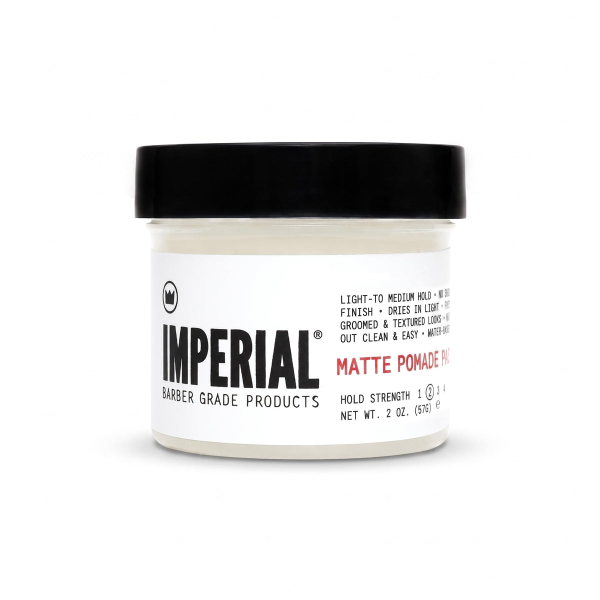 Imperial Barber Matte Pomade Paste 2 oz front view