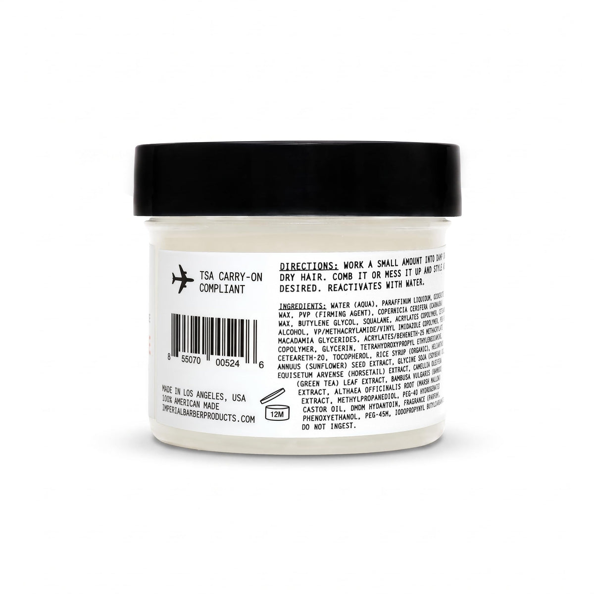 Imperial Barber Matte Pomade Paste 2 oz packaging