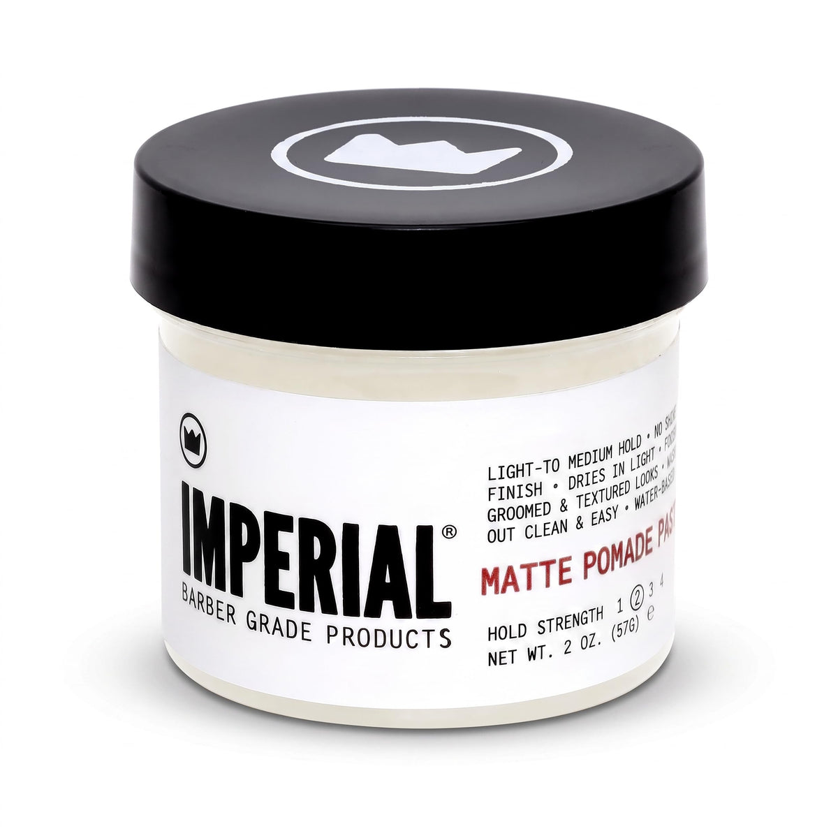 Imperial Barber Matte Pomade Paste 2 oz texture close-up