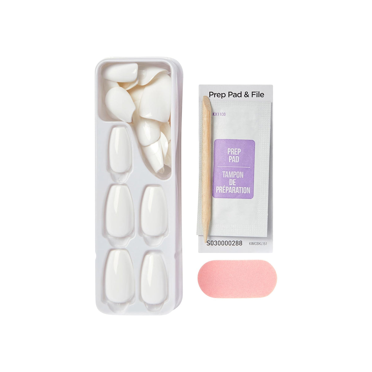 imPRESS Color Press-On Nails with a manicure stick included
