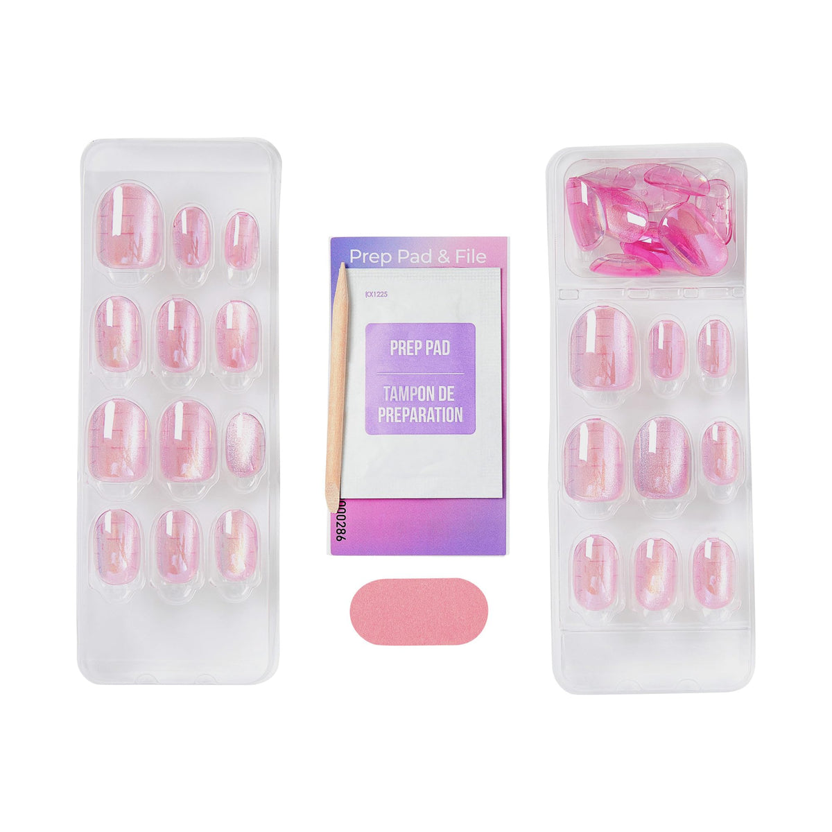 imPRESS Kiss colorFX Press On Nails Kit side view with accessories