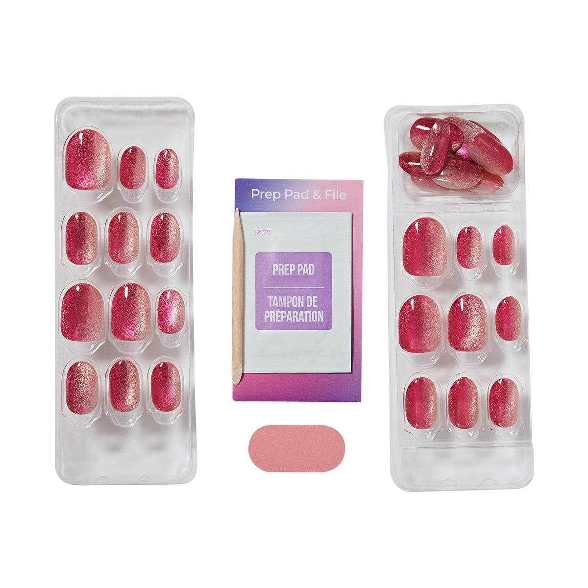 imPRESS Kiss colorFX Press On Nails kit with 30 press on nails displayed