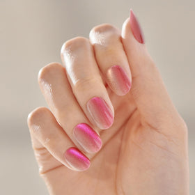 imPRESS Kiss colorFX Press On Nails showing included mini nail file and prep pad