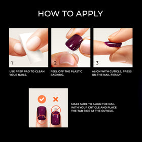 imPRESS No Glue Mani kit contents including nails and tools