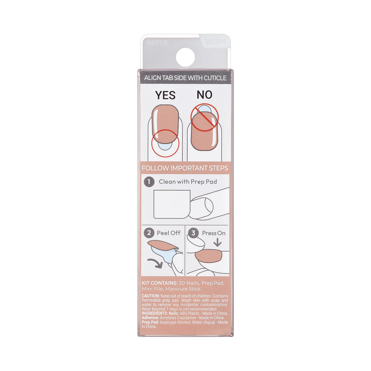 imPRESS No Glue Mani Press On Nails in different angles