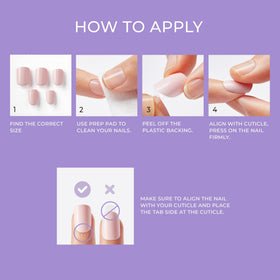 imPRESS No Glue Mani Press On Nails packaging with included accessories