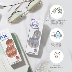 imPRESS No Glue Mani Press On Nails with high gloss finish