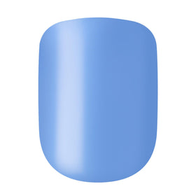 imPRESS Press-On Nails Baby Why So Blue short squoval shape
