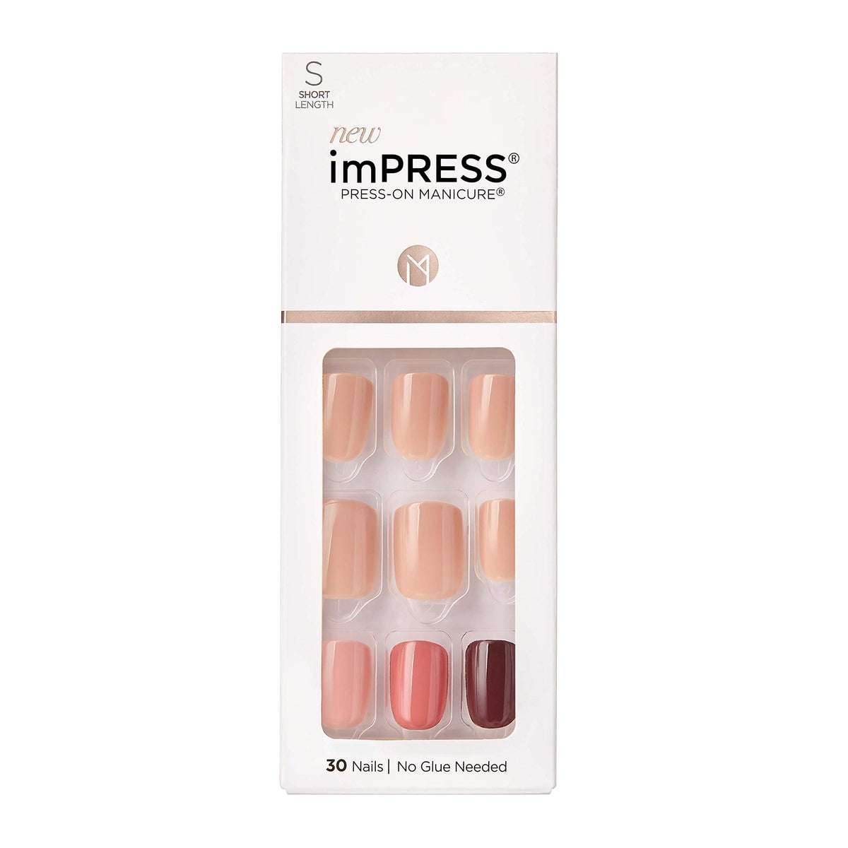 imPRESS Press On Nails 'Before Sunset' multicolor design front view