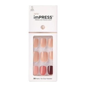 imPRESS Press On Nails 'Before Sunset' multicolor design front view