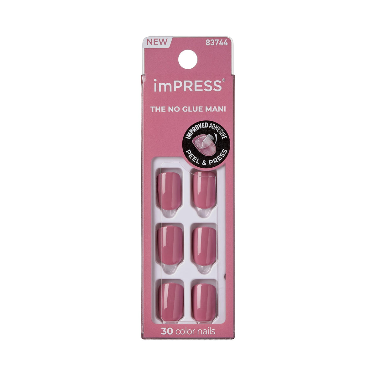 imPRESS Press-On Nails Kit 30 Petal Pink front view