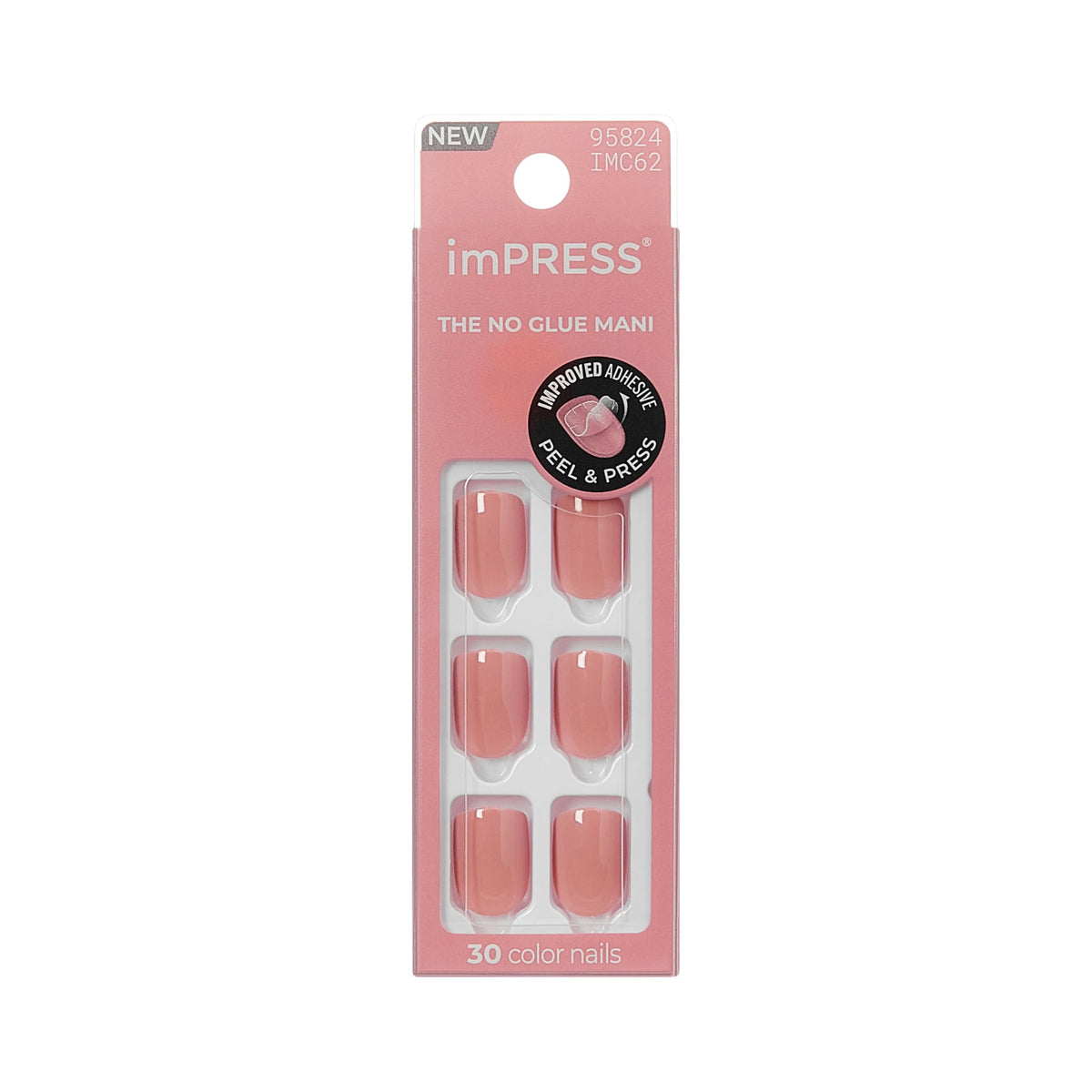 imPRESS Press On Nails Your Magic pink front view