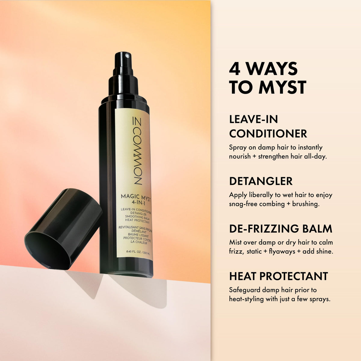 IN COMMON Mini Magic Myst 4-in-1 Spray back view