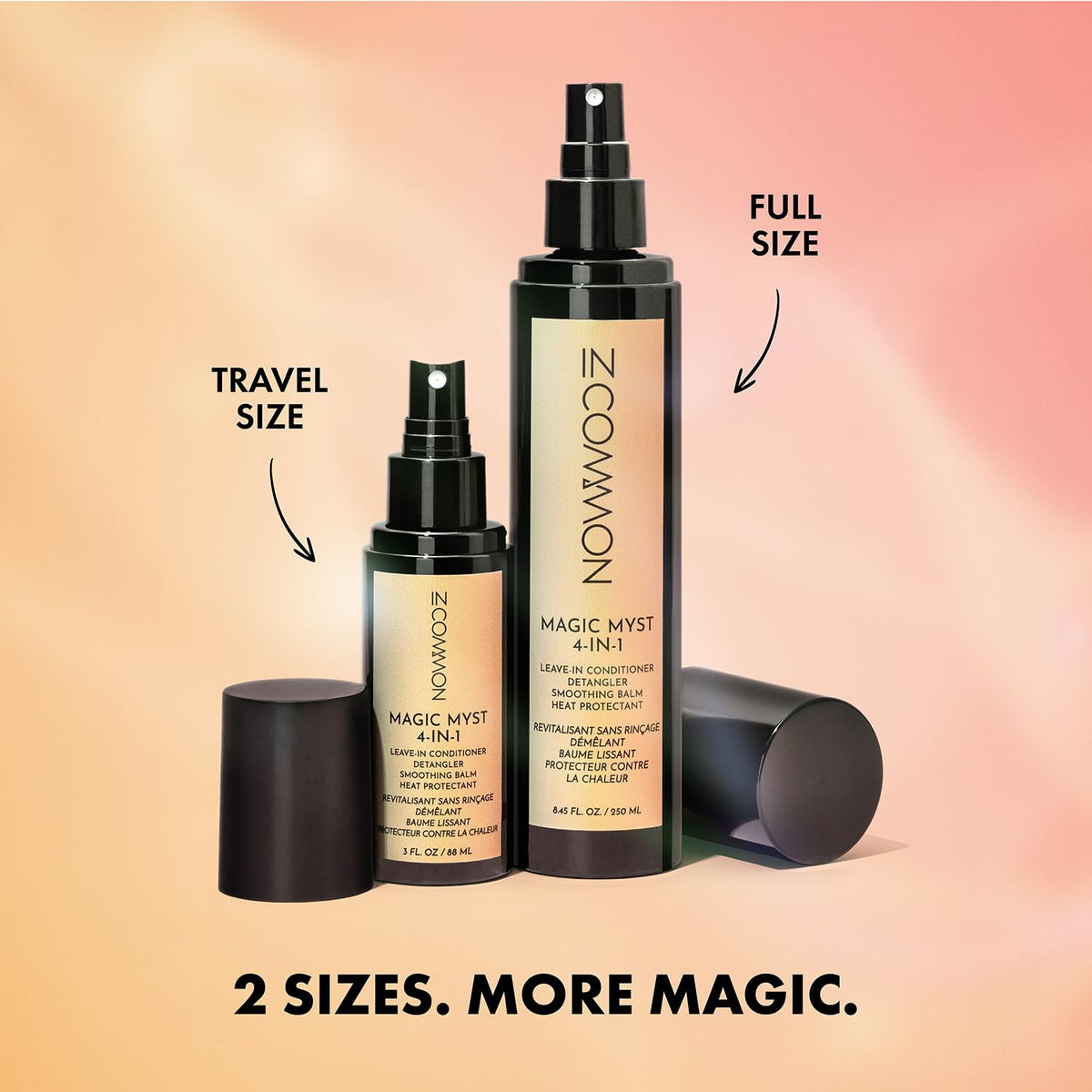 IN COMMON Mini Magic Myst 4-in-1 Spray on a bathroom counter