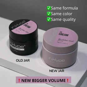 IN.HYPE Builder Gel 132g side view showing consistency