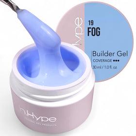 IN.HYPE Builder Gel Blue Fog #19 front view