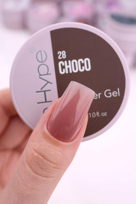 IN.HYPE Camouflage Hard Builder Gel Choco 50g top view