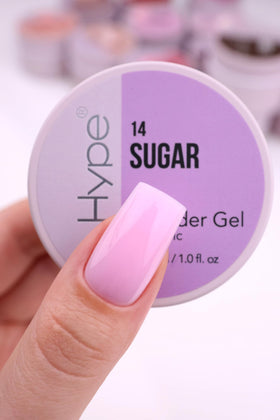 IN.HYPE Hard Builder Gel application on nails