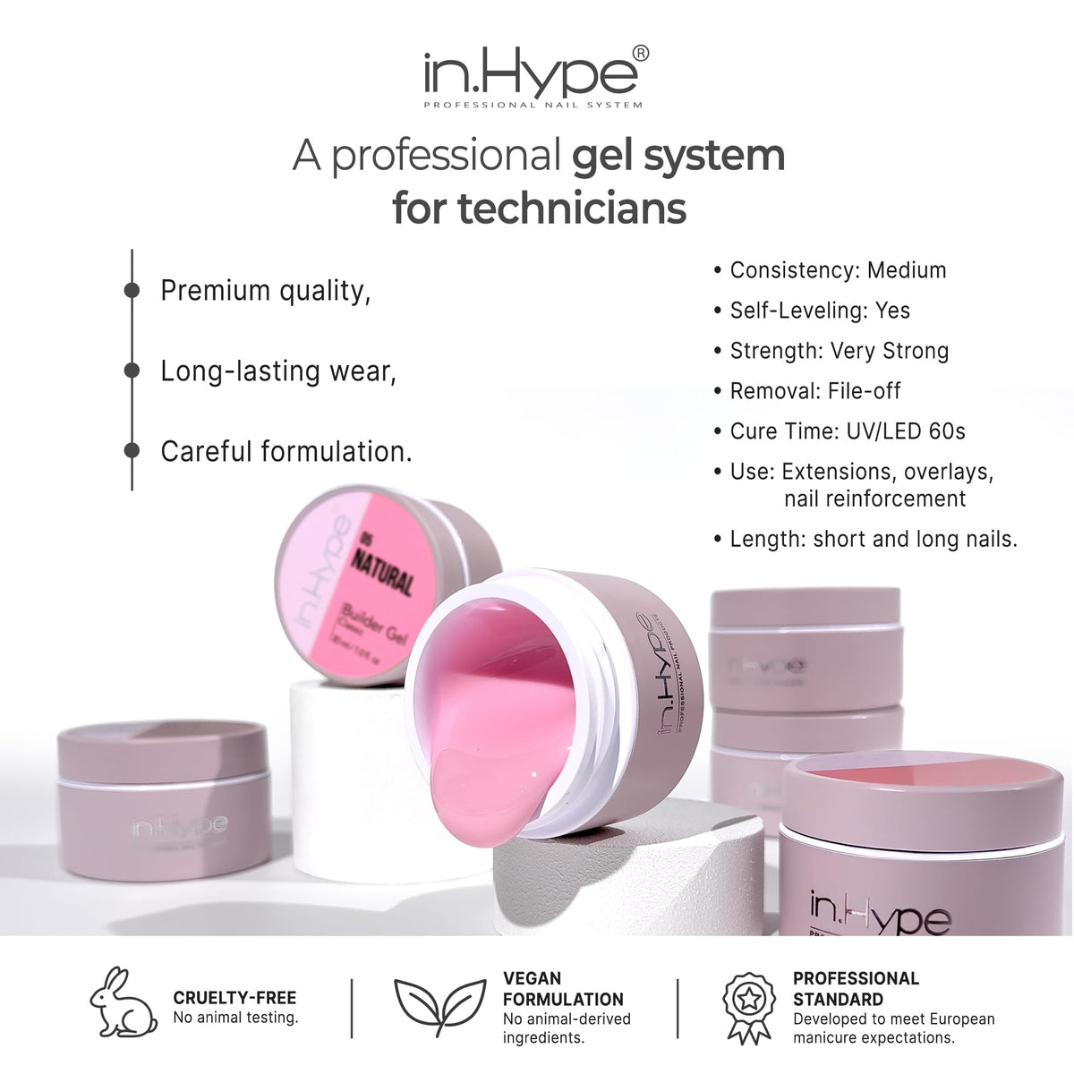 IN.HYPE Sculpting Gel packaging details