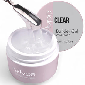 IN.HYPE UV/LED Hard Builder Gel 41g clear front view