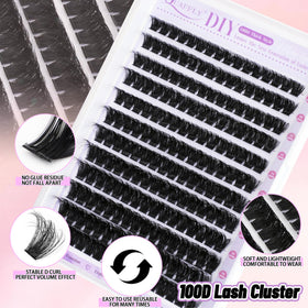 Included lash bond and seal from QUAFFLY