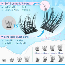 Included tools in PHKERATA lash extension kit with glue and tweezers