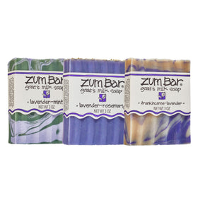 Indigo Wild Goat's Milk Soap Bar Lavender Blends front view