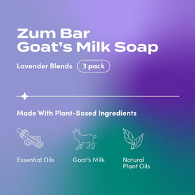 Indigo Wild Goat's Milk Soap Bar Lavender Blends packaging