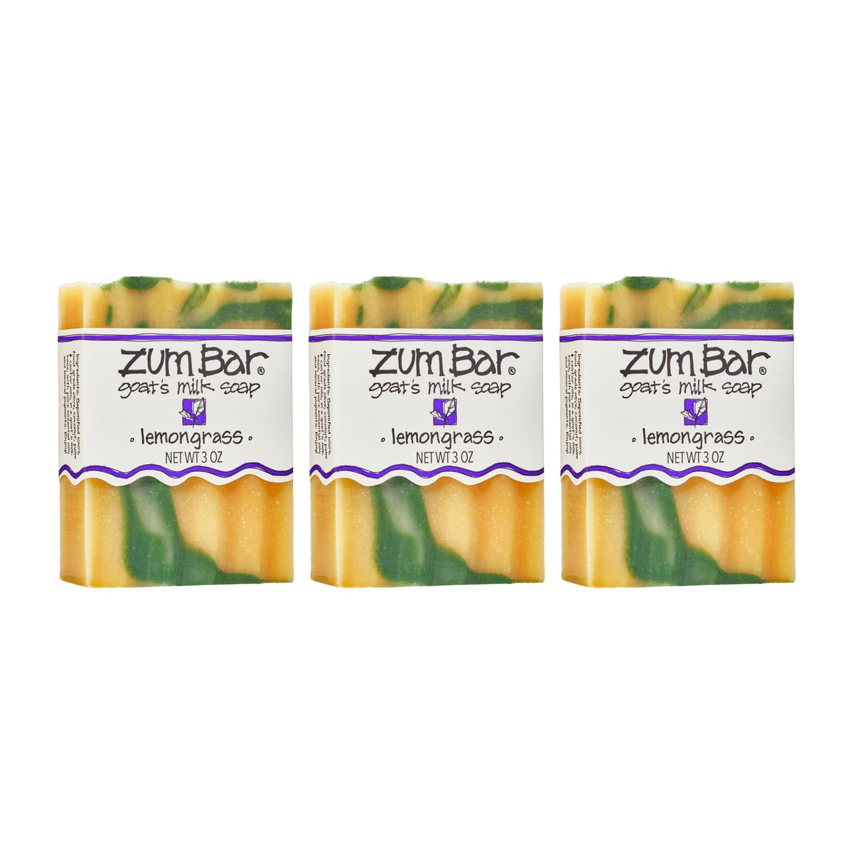 Indigo Wild Goat's Milk Soap Bar Lemongrass front view