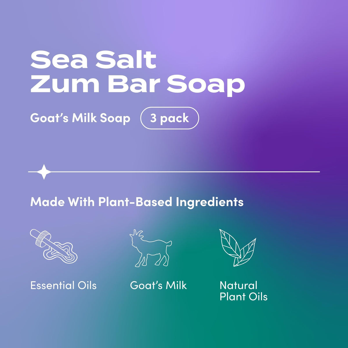 Indigo Wild Goat's Milk Soap Bar Sea Salt packaging