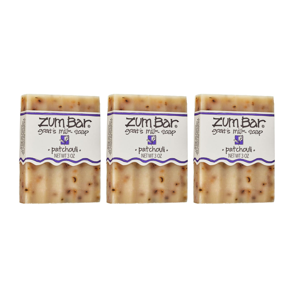 Indigo Wild Goat's Milk Soap Patchouli 3 oz front view