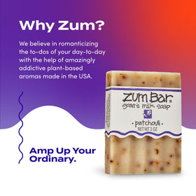Indigo Wild Goat's Milk Soap Patchouli stacked bars
