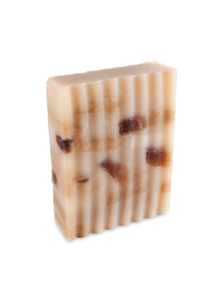 Indigo Wild Patchouli soap bar close-up showing texture