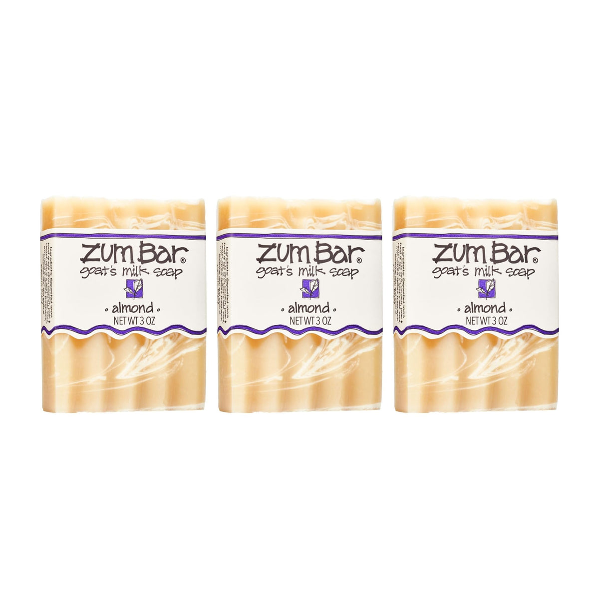 Indigo Wild Zum Goat's Milk Soap Bar Almond front view